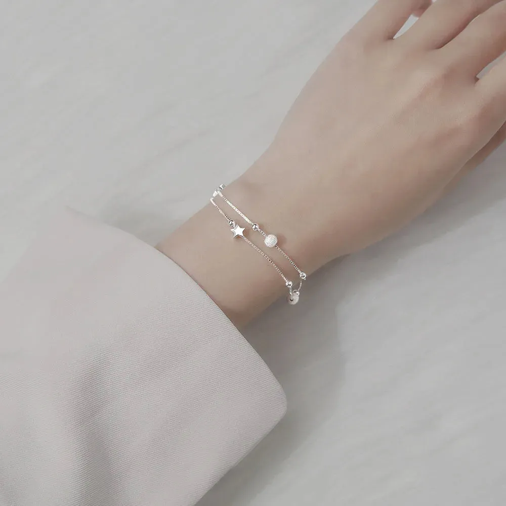 925 sterling silver Bracelet Woman Vintage Luxury Original Jewelry Accessories fashion designer party Wedding Jewelry gifts 2023