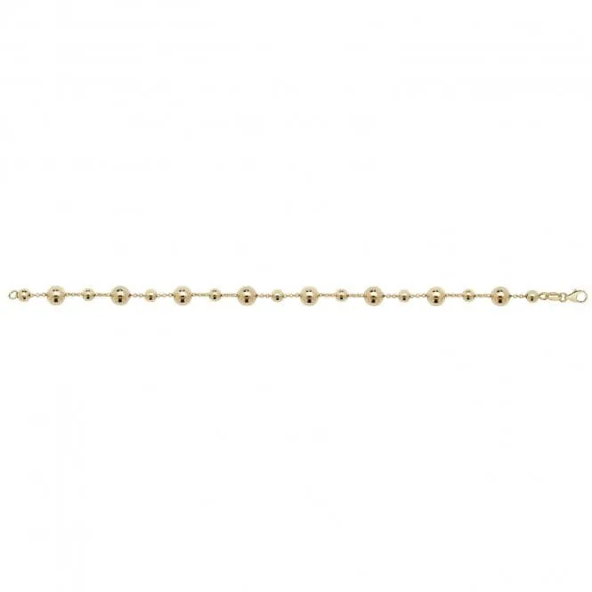 9ct Yellow Gold Ladies Bracelet NK085B