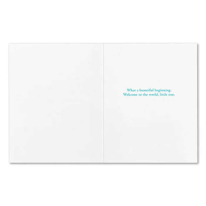 Baby Card - “Remember today, for it is the beginning of always.” —Albert Einstein