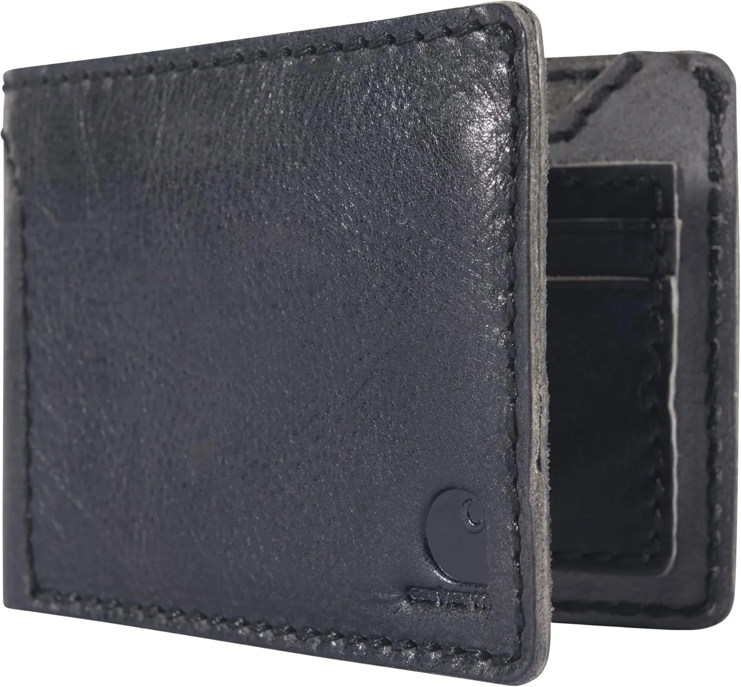 Carhartt Men's Rugged Patina Leather Wallets, Available in Multiple Styles and Colors