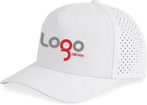 Custom Logo Quick Dry Baseball Cap Snapback Hats Mesh Trucker Hat for Men Women Water-Resistant Outdoor Golf Hat Ball Cap
