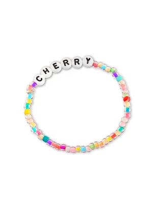 Custom Name Colored Beads Y2K Bracelet Cherrykitten