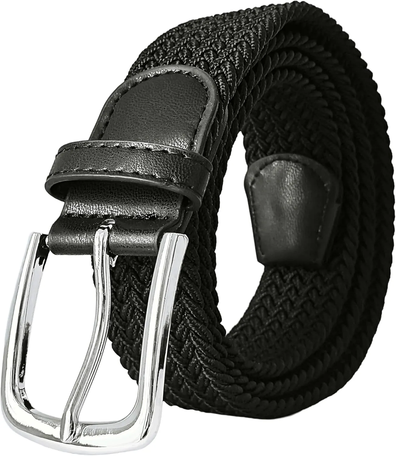 Elastic Braided Belt for Men and Women,Stretchable Adjustable Web Woven Belt for Work,Casual Wear, and Golf
