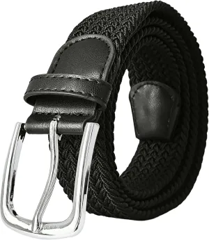 Elastic Braided Belt for Men and Women,Stretchable Adjustable Web Woven Belt for Work,Casual Wear, and Golf