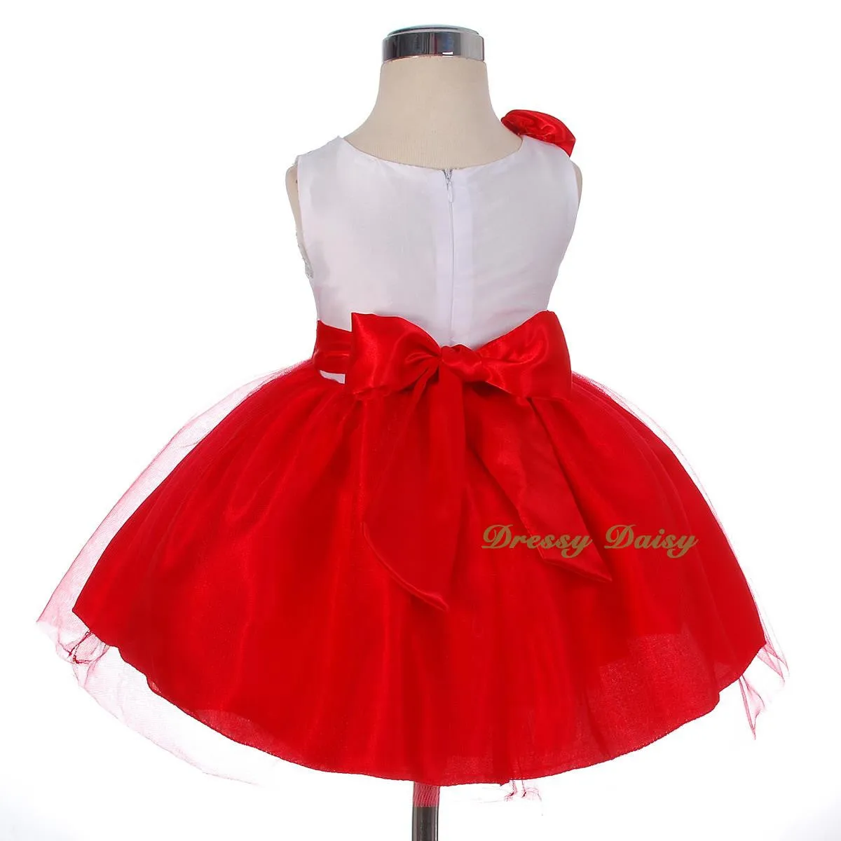 FG280 Sequined Pageant Dresses Wedding Flower Girl Birthday Party Dress Size 12 Months - 4
