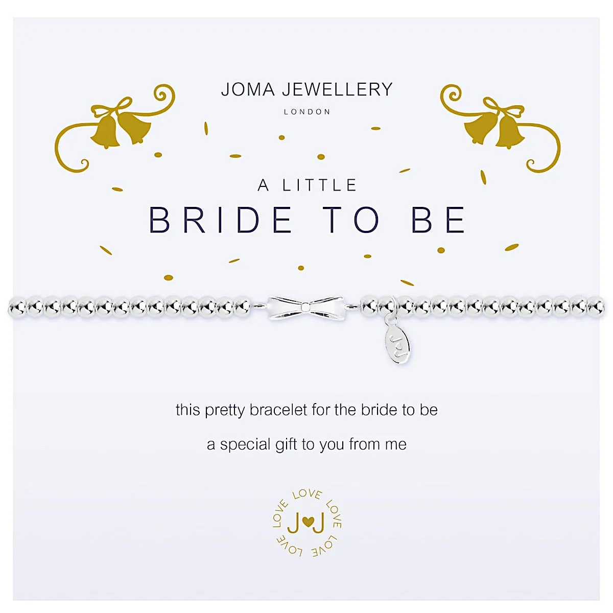 Joma Jewellery a little Bride to be Bracelet - bow