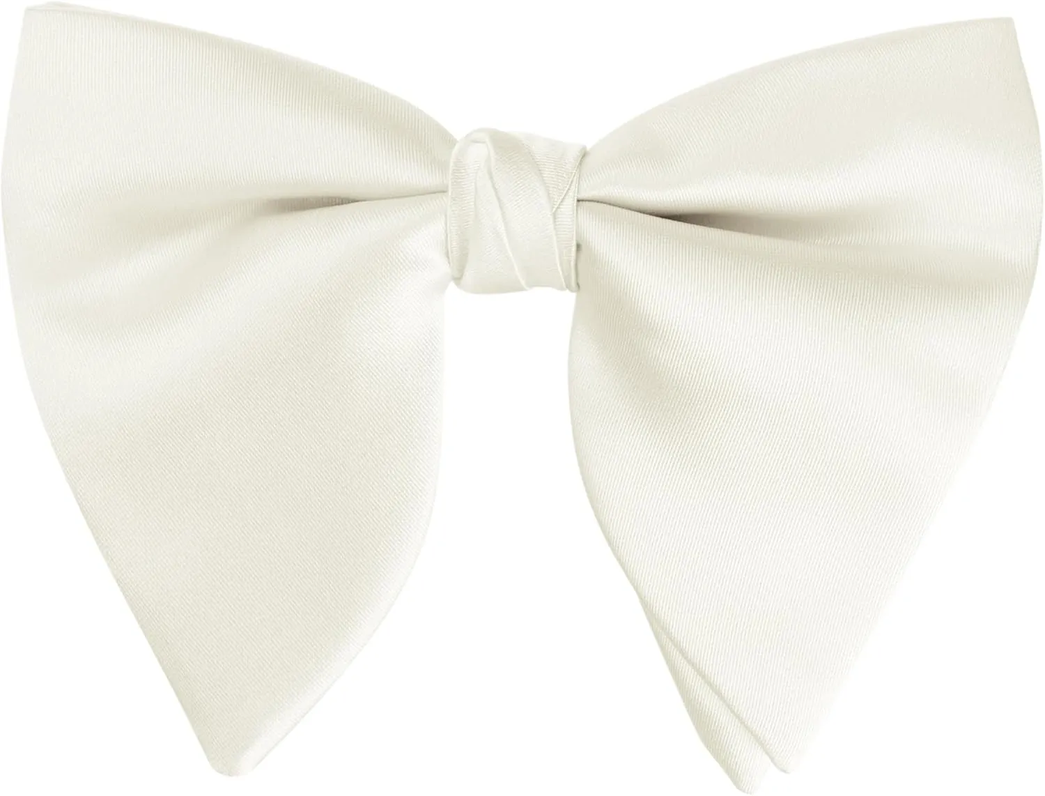 Men's Pre-tied Solid Color Satin Bowtie Adjustable Neck Bow Ties for Elegant Wedding