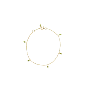 Nova Sage Bracelet 14K