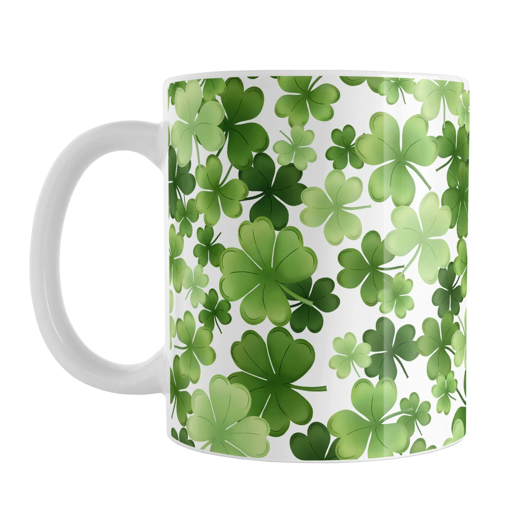 Shamrocks and 4-Leaf Clovers Mug