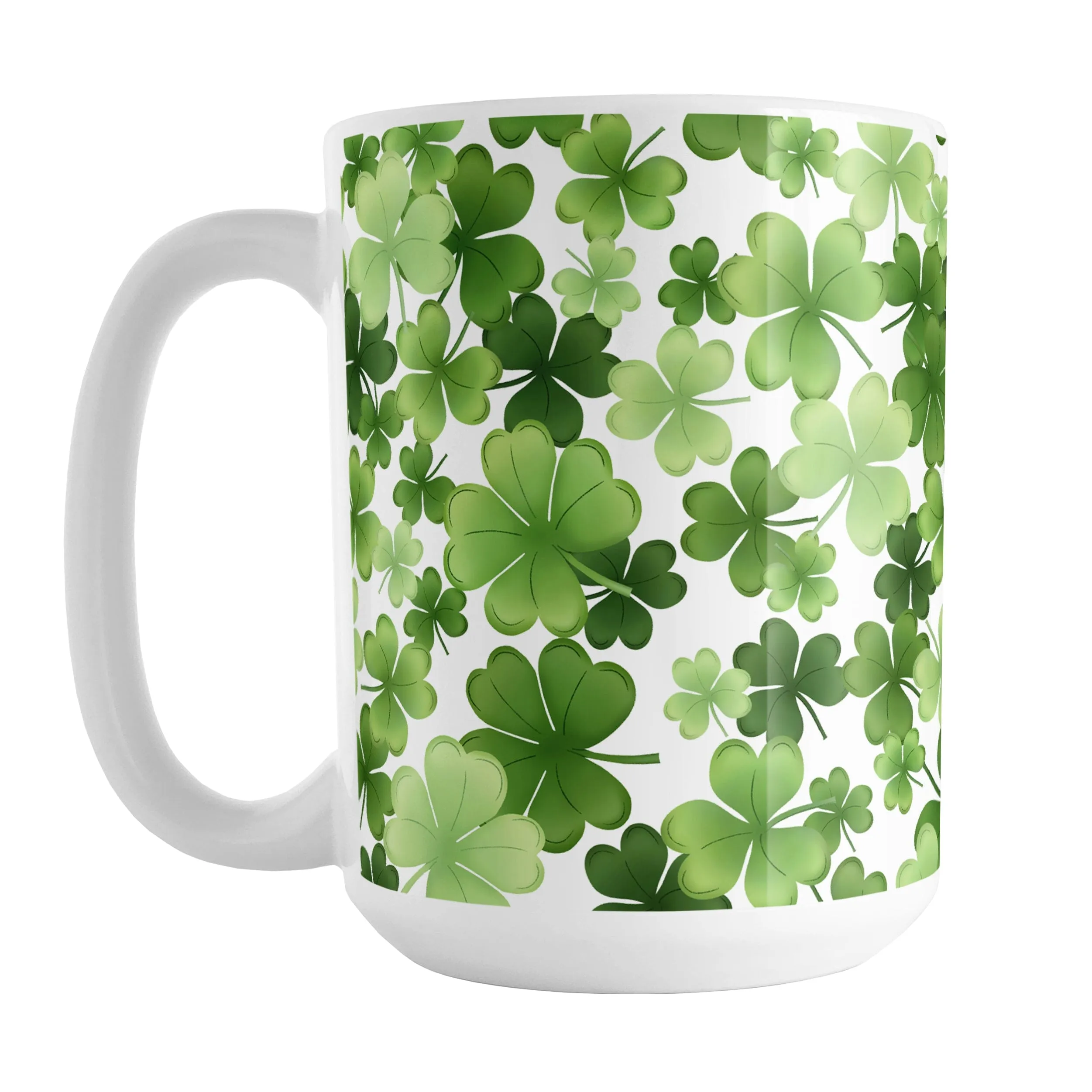 Shamrocks and 4-Leaf Clovers Mug