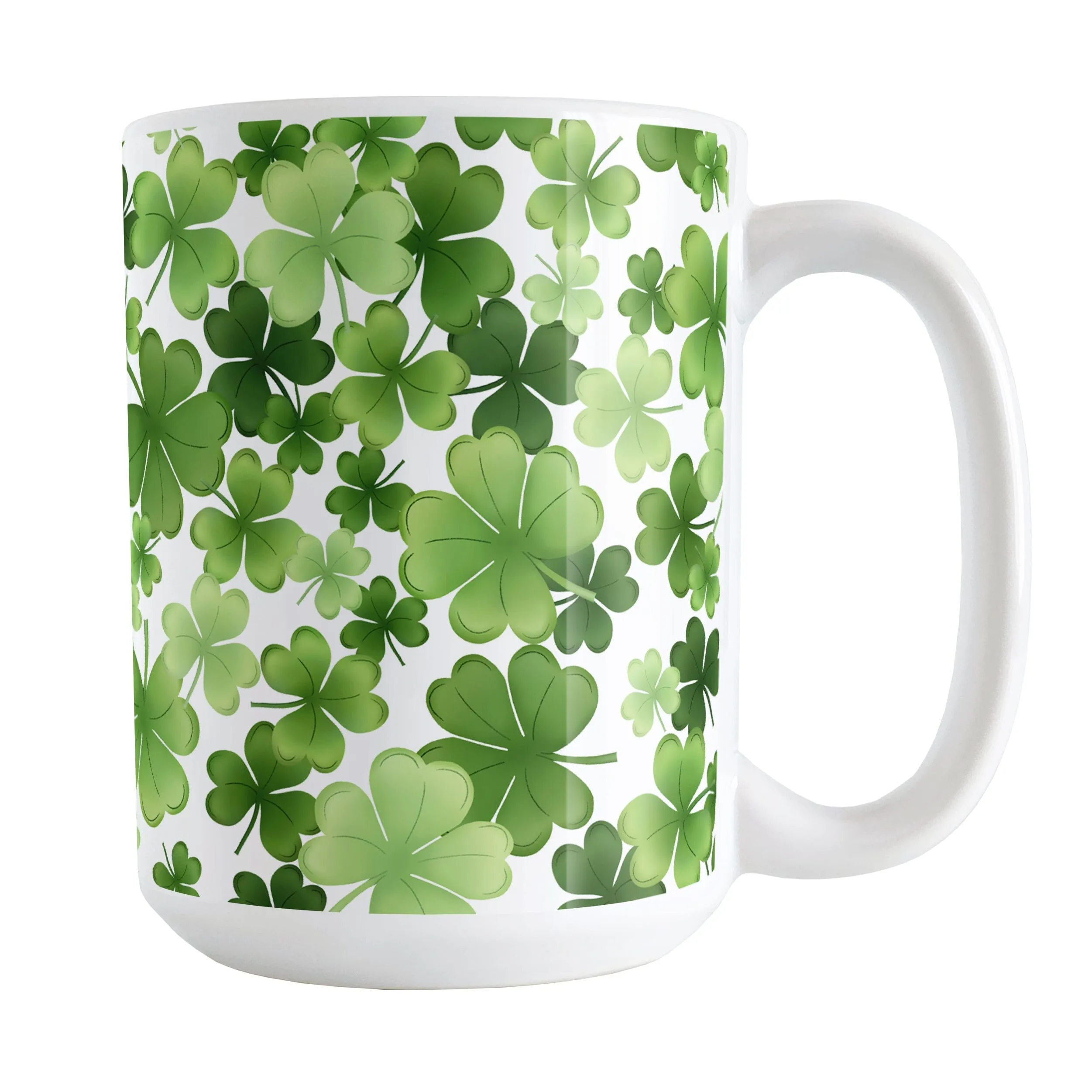 Shamrocks and 4-Leaf Clovers Mug