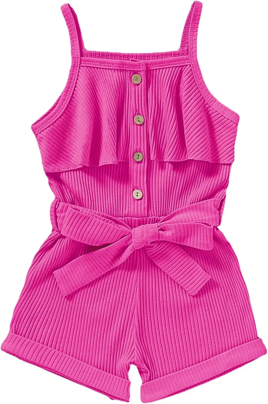 Toddler Girl Clothes Baby Summer Sleeveless Clothing Cute Halter Romper One-piece Jumpsuit Summer Clothes Set 1-5T